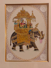 Load image into Gallery viewer, Hand Painted Mughal Maharajah Ambabari Miniature Painting India Artwork Framed Royal - ArtUdaipur
