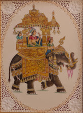 Load image into Gallery viewer, Hand Painted Mughal Maharajah Ambabari Miniature Painting India Artwork Framed Royal - ArtUdaipur

