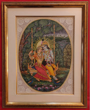 Load image into Gallery viewer, Krishna Radha Hindu God Artwork Painting
