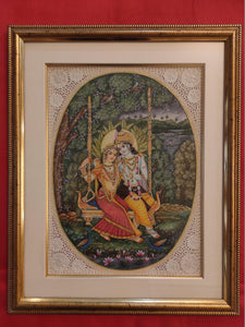 Radha Krishna A Tale Of Love Indian Miniature Painting Collection - ArtUdaipur