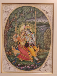 Radha Krishna A Tale Of Love Indian Miniature Painting Collection - ArtUdaipur