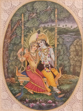 Load image into Gallery viewer, Radha Krishna A Tale Of Love Indian Miniature Painting Collection - ArtUdaipur
