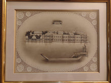 Load image into Gallery viewer, Hand Painted Udaipur City Rajasthani Lake Palace Miniature Painting Scene Artwork Framed Frame Fine Art - ArtUdaipur
