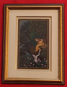 Lord Krishna Radha HandPainted Indian Miniature Painting - ArtUdaipur