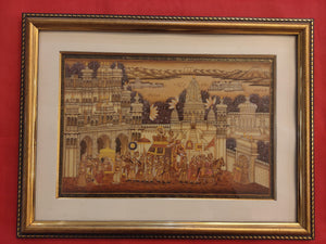 Indian Procession Painting