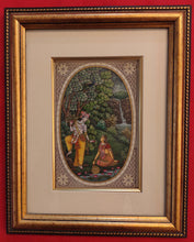 Load image into Gallery viewer, Hand Painted Krishna Radha Hindu God and Goddess Miniature Painting India Art Framed Fine Art - ArtUdaipur
