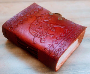Handmade Leather Diary With Lock
