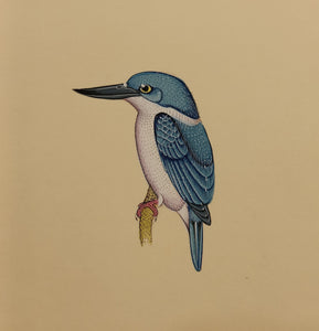 Hand Painted Colourful Bird Painting