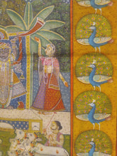 Load image into Gallery viewer, Shreenathji Pichwai Painting Shrinathji Cloth Wall Hanging Indian Art - ArtUdaipur
