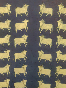 Krishna Pichwai Cow Indian Miniature Painting Famous Rajasthan Tradition - ArtUdaipur