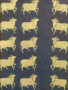 Krishna Pichwai Cow Indian Miniature Painting Famous Rajasthan Tradition - ArtUdaipur