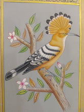 Load image into Gallery viewer, Hand Painted Hoopoe Bird Birds Miniature Painting India - ArtUdaipur
