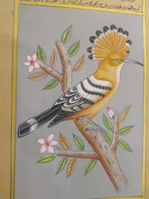 Load image into Gallery viewer, Hand Painted Hoopoe Bird Birds Miniature Painting India - ArtUdaipur
