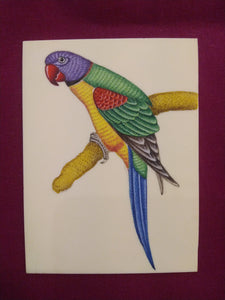 Beautiful Parrot Paradise ColorFul Painting Art - ArtUdaipur