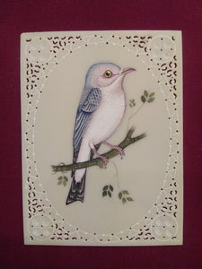 Exquisite Sparrow Artwork on Synthetic Ivory Art Collection - ArtUdaipur