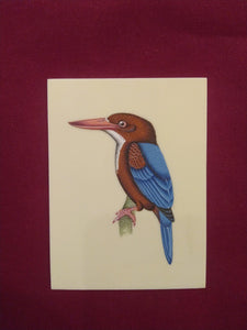 KingFisher Painting on Paper - ArtUdaipur