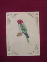 Load image into Gallery viewer, Beautiful Parrot Bird Bird Miniature Painting India - ArtUdaipur
