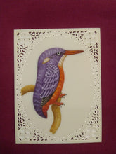 Load image into Gallery viewer, Beautiful KingFisher Bird Miniature Painting India Famous Artist - ArtUdaipur
