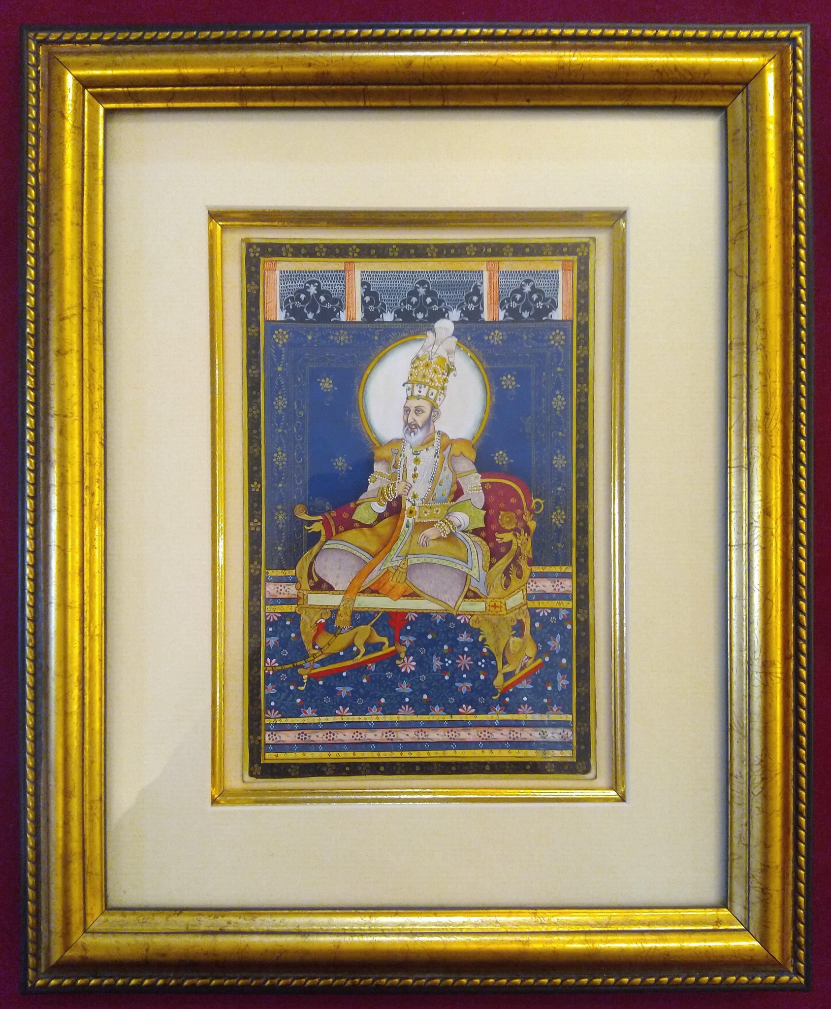 Buy Indian Mughal Emperor Bahadur Shah Zafar Portrait Painting Art buy-indian-mughal-emperor-bahadur-shah-zafar-portrait-painting-art