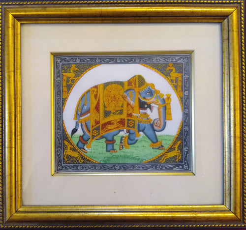 Elephant Framed Painting Artwork