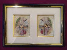 Load image into Gallery viewer, Hand Painted Mughal Mogul Bahadur Shah Zahan Mumtaz Miniature Painting Art - ArtUdaipur
