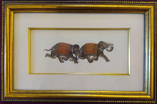 Load image into Gallery viewer, Elephant Paper Painting Framed
