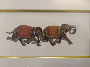 Elephant Painting Framed