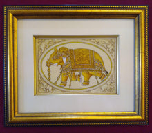 Load image into Gallery viewer, Hand Painted Elephant Decor Rare Detailed Miniature Painting India Artwork Animal - ArtUdaipur
