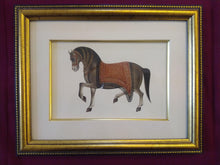 Load image into Gallery viewer, Hand Painted Horse Decor Rare Detailed Miniature Painting India Artwork Animals - ArtUdaipur

