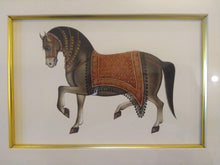 Load image into Gallery viewer, Hand Painted Horse Decor Rare Detailed Miniature Painting India Artwork Animals - ArtUdaipur

