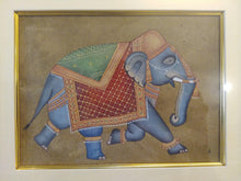 Load image into Gallery viewer, HandPainted Elephant Decor Rare Detailed Miniature Painting India Artwork Animal Home Decor - ArtUdaipur
