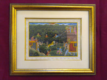 Load image into Gallery viewer, Framed Animal Hunting Battle Scene Painting with Deep Meaning India - ArtUdaipur
