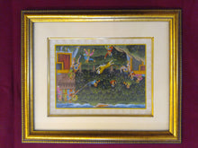 Load image into Gallery viewer, Framed Animal Hunting Battle Scene Painting with Deep Meaning India - ArtUdaipur
