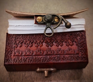 Leather Notebook With Lock