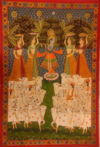 Krishna Leela Painting