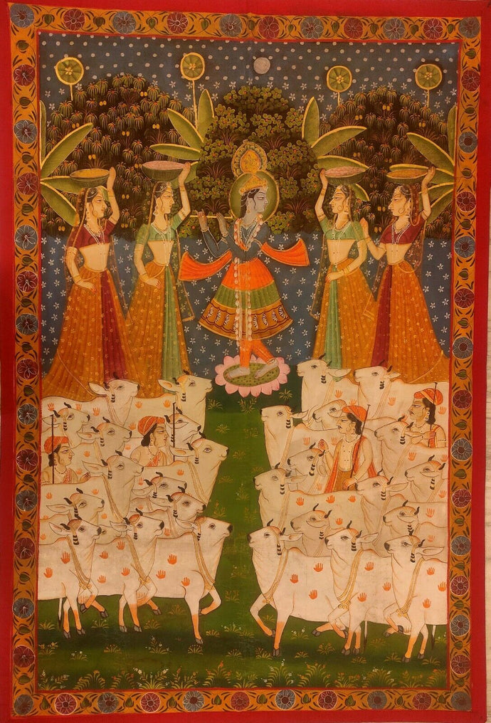 Krishna Leela Painting