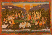 Load image into Gallery viewer, Krishna With Gopis Painting
