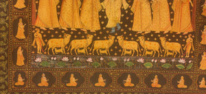 Krishna With Gopis Pichwai Painting