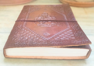 Large Leather Diary Journal