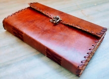 Load image into Gallery viewer, Large Refillable Leather Diary
