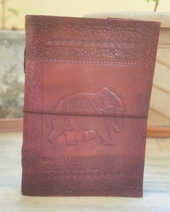 Large Leather Notebook Diary
