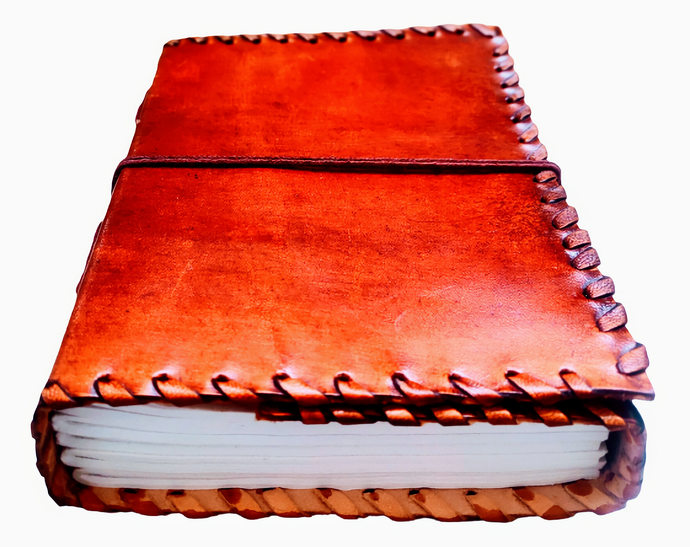 Leather Bound Refillable Notebook