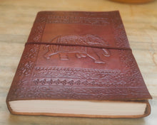 Load image into Gallery viewer, Handmade Large Leather Diary Journal
