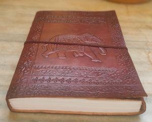 Handmade Large Leather Diary Journal
