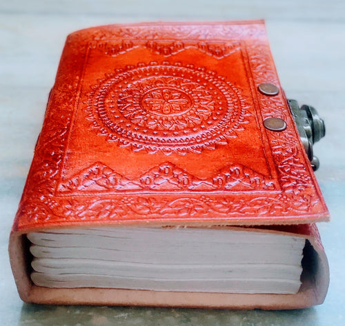 Locked Leather Bound Journal
