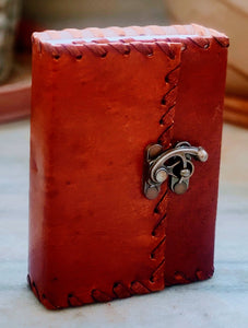 Locked Leather Journal