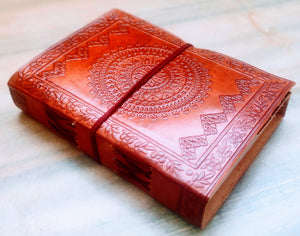 Medium Size Handmade Leather Notebook