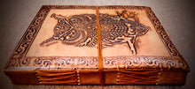 Load image into Gallery viewer, Owl Leather Journal
