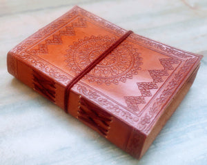 New Leather Diary Journal