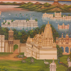Old Udaipur City Painting